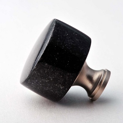 Black Galaxy (Granite knobs and handles for Drawer kitchen cabinet bathroom doors)